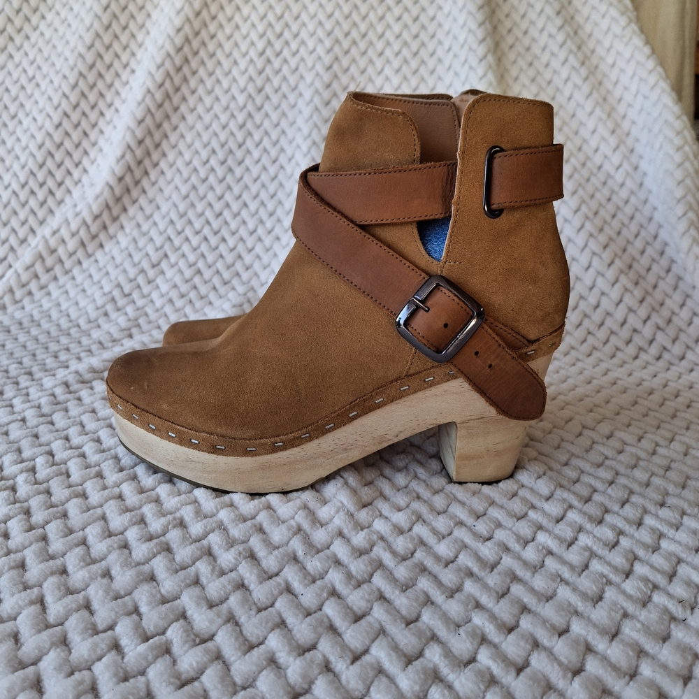 Women's Free People Bungalow Clog Suede Booties